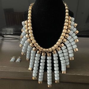 Beautiful Unique Necklace & Matching Earrings